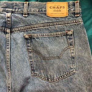 Chaps Mens Denim Blue Jeans like new 36 x 30